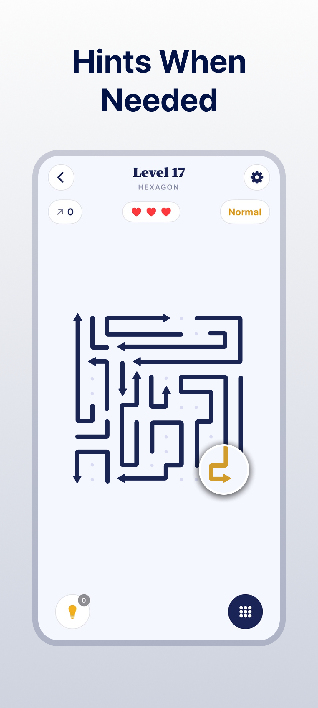 Hints when needed
