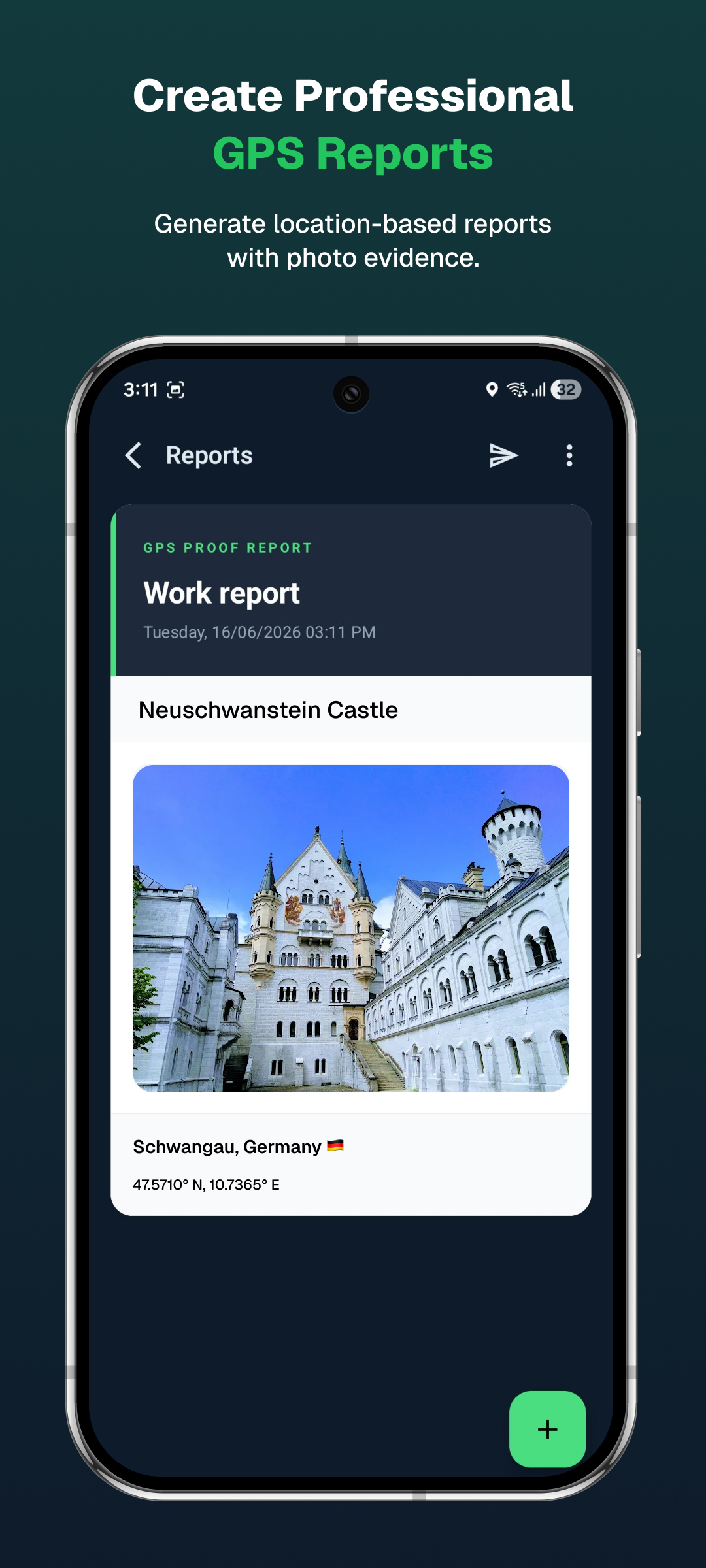 Create professional GPS reports