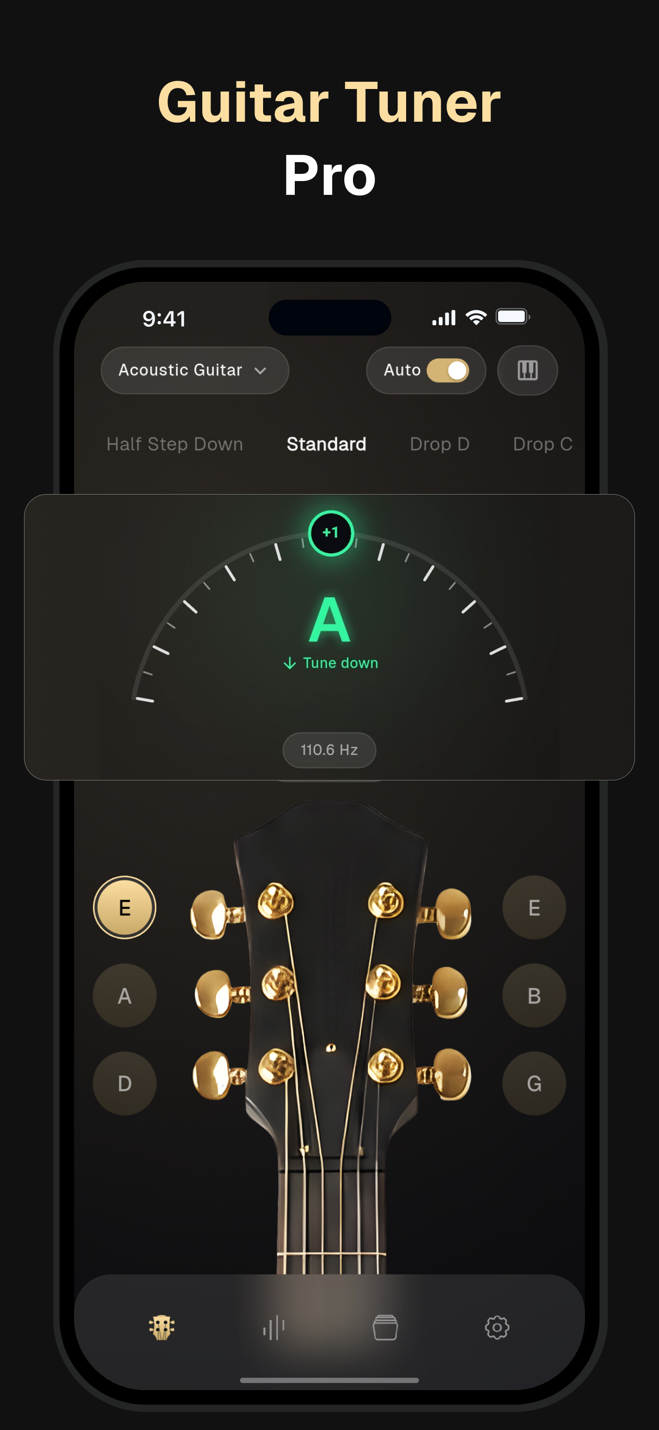 Guitar Tuner Pro & Metronome main screenshot