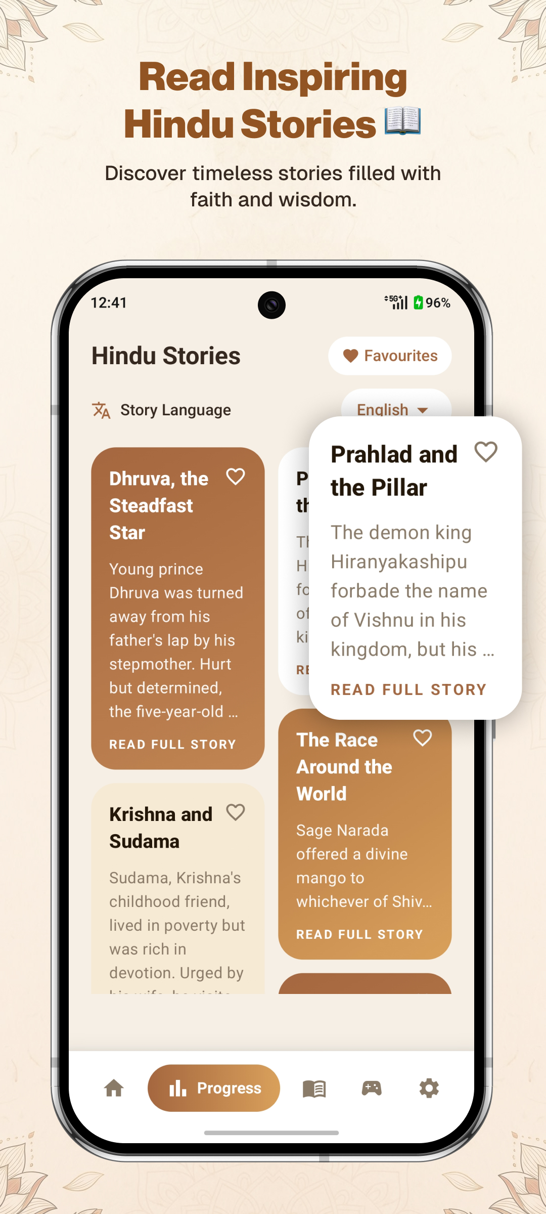 Read inspiring Hindu stories