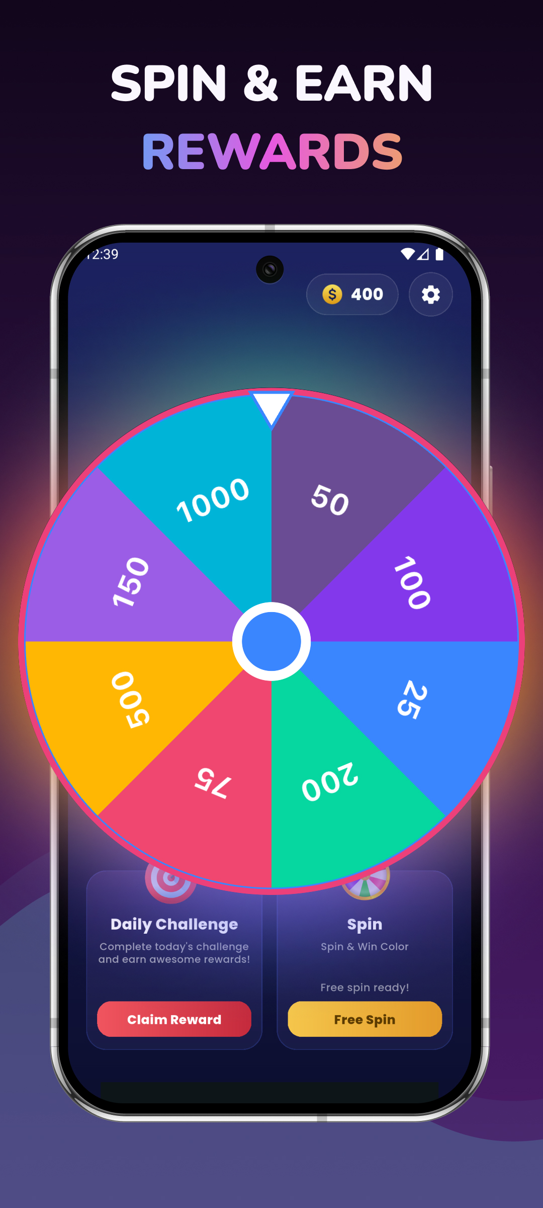 Spin & earn rewards